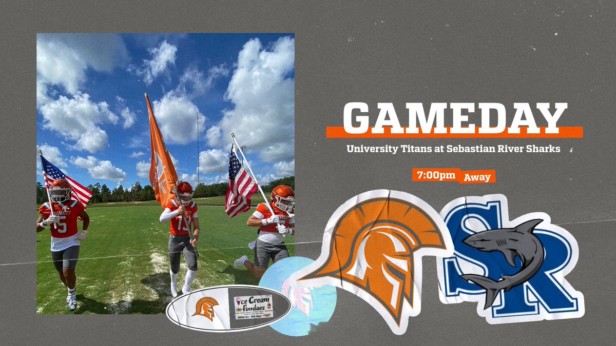 Season Starts Tonight: Big game tonight as the University Titans head on the road to battle the Sebastian River Sharks at 7:00pm. Let's make some noise from the stands and support our team! <a href="/UHSTitans411/">Titans News NeTwork</a>
