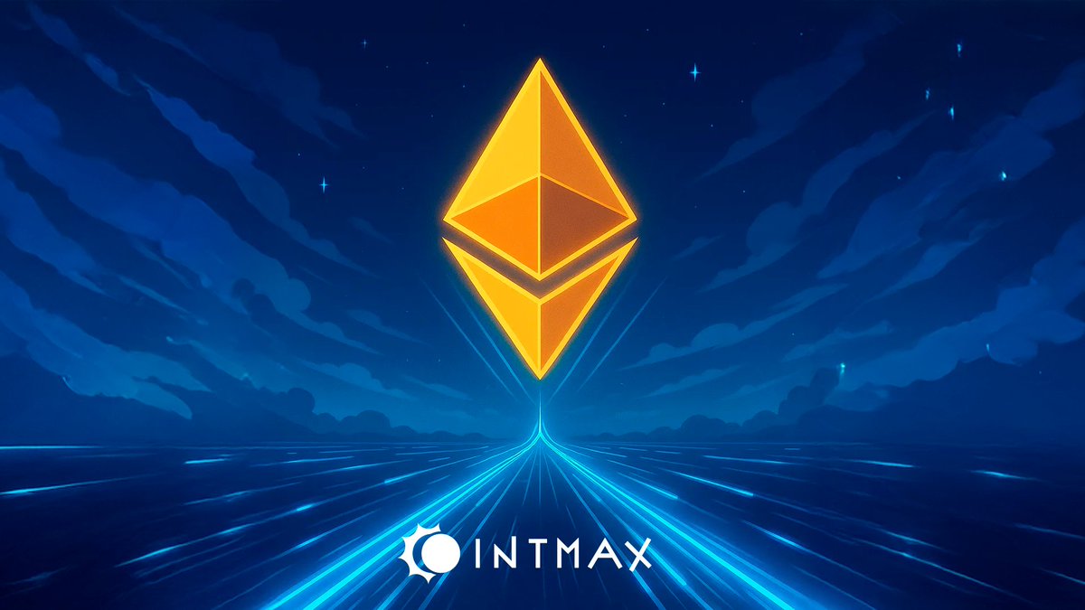 intmaxIO's tweet image. The future of finance will run on Ethereum, and it will move through INTMAX.
