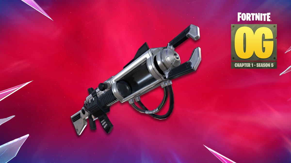 Low gravity, high voltage. This weekend, Fortnite OG is about to get… wacky. 🤪

🌎⬇️ Low gravity enabled the whole match!
⚡️ The Zapotron's back - charge it up, blast 'em down.

Join the fun starting the morning of August 22 through August 24!