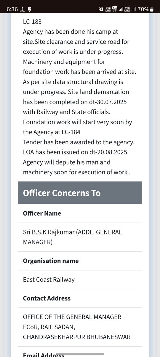 sasgt97's tweet photo. @OdishaRail @AshwiniVaishnaw @DRMKhurdaRoad @SecyChief Current status https://t.co/MqJTWPnhMf