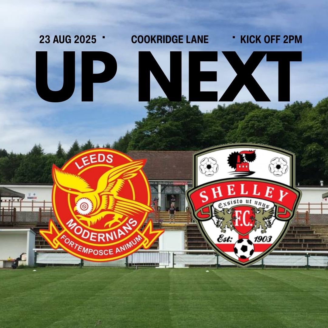 No WYL fixture this weekend ⚽️
But it’s the start of our YAL season as the lads kick off away at Leeds Modernians 🔴⚫️⚪️

📍 Cookridge Lane
🕑 2.00pm kick off

Big season ahead – let’s get it started the right way 💪

#ShelleyCFC #YAL