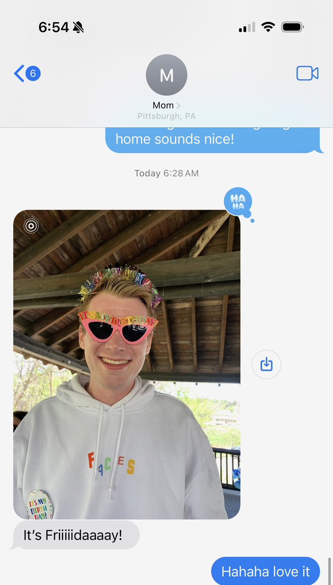 BrettBushee's tweet image. My best friends Mom sends the same picture of me to her son every Friday to celebrate the end of the week. It melts my heart!