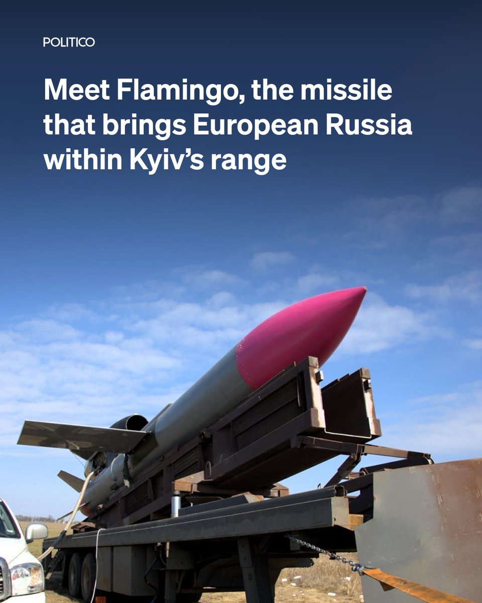 Meet Flamingo: a new Ukrainian cruise missile able to hit all of European Russia.

And it could pose some real problems for Vladimir Putin.

🔗 ow.ly/iGVz50WK7Lx