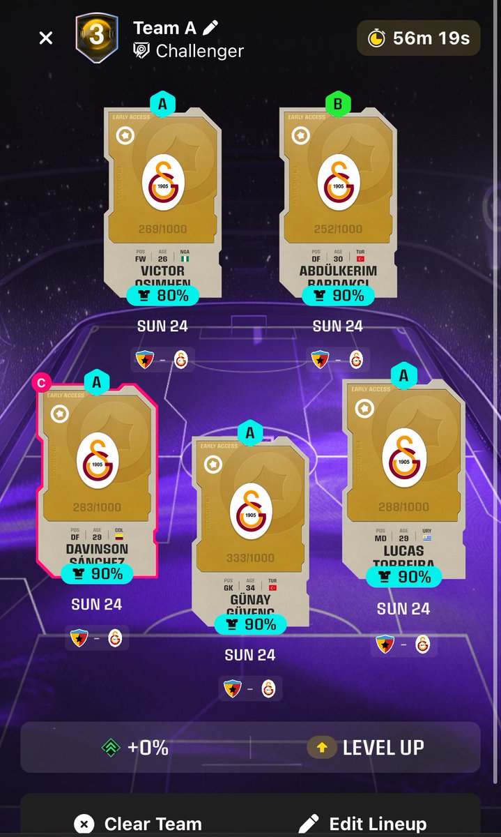 paleto79's tweet photo. Also chasing: 
420 pts in JPL 
400 pts in Contender with the Zagreb boys
300 pts in Challenger with Gala instead if Benfica for this weekend due to possible Benfica rotations

Lets get 4/4 again 🔥 good luck to all taking part #sorare #Sorare26 https://t.co/W4dXQcseoV