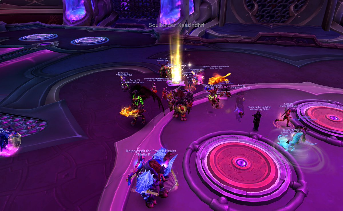 HKCSargeras's tweet photo. Lets gooo! Both Mythic Plexus Sentinel &amp; Soulbinder Naazindhri fall in week 2! We're in the hunt for world first! #HKCSargeras #RWF #warcraft https://t.co/jb9bofECHT