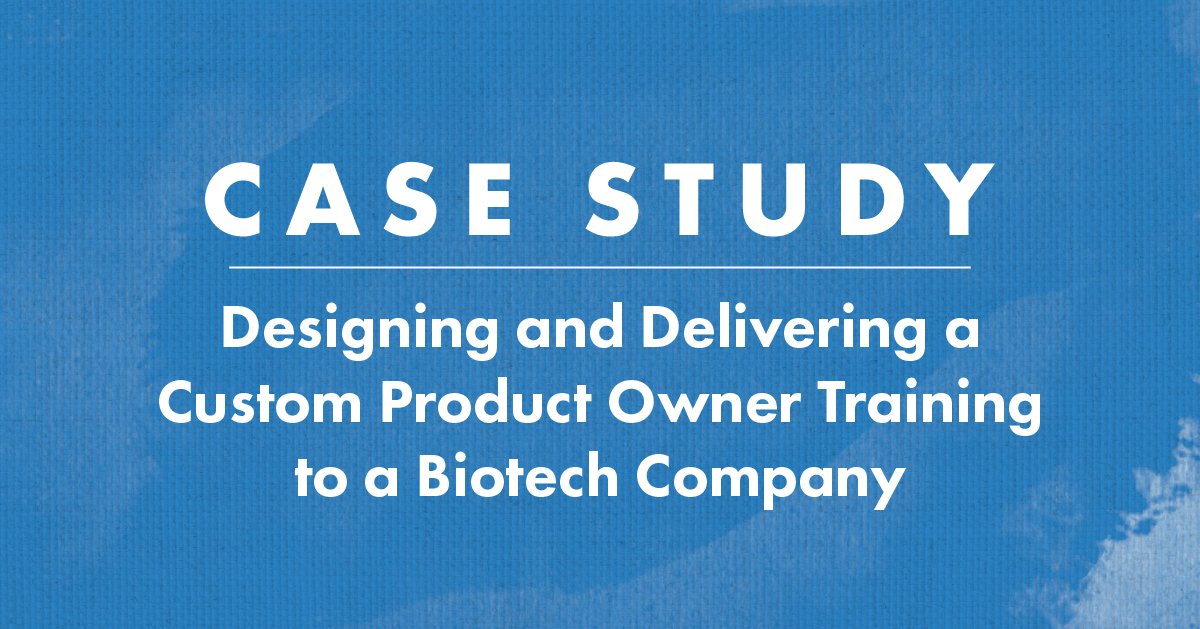 A #biotech company was transitioning their #IT team to a product-centric model focused on agile methodology, stakeholder engagement, and product team leadership. They sought Clarkston’s support to develop and deliver a scalable #training. hubs.ly/Q03D4FL20