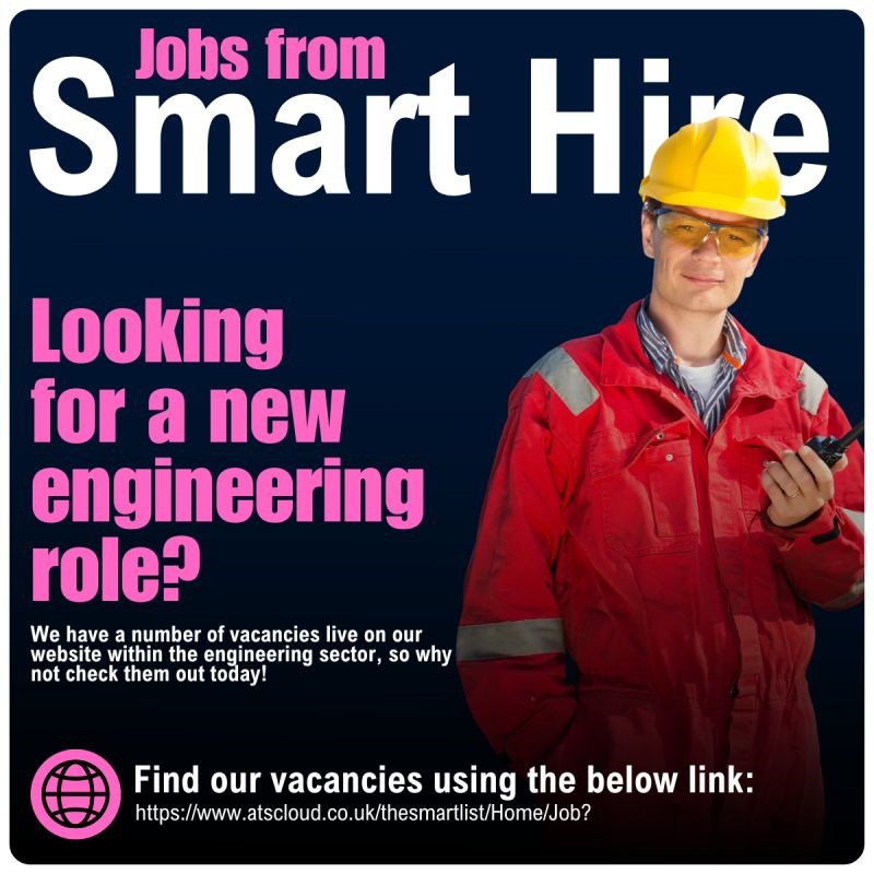 Smart_Hire_'s tweet image. ⚙️ Looking for your next job within the engineering sector? 🔧 

Check out our current vacancies on our website: 
atscloud.co.uk/thesmartlist/H…

#EngineeringJobs #engineer #engineeringisgreat #HiringNow #careers #vacancies #opentowork