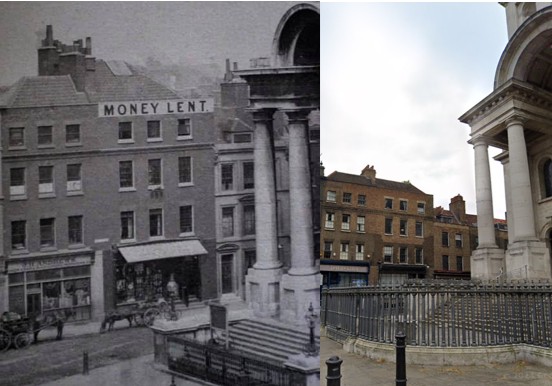TonEngels's tweet photo. @mongsley Certainly not in perspective but worth watching. Partly because of the beautiful church building. 1896 en may 2023! A good century later. #FournierStreet #ChristChurchSpitalfields #London https://t.co/GHoxkWOfSv