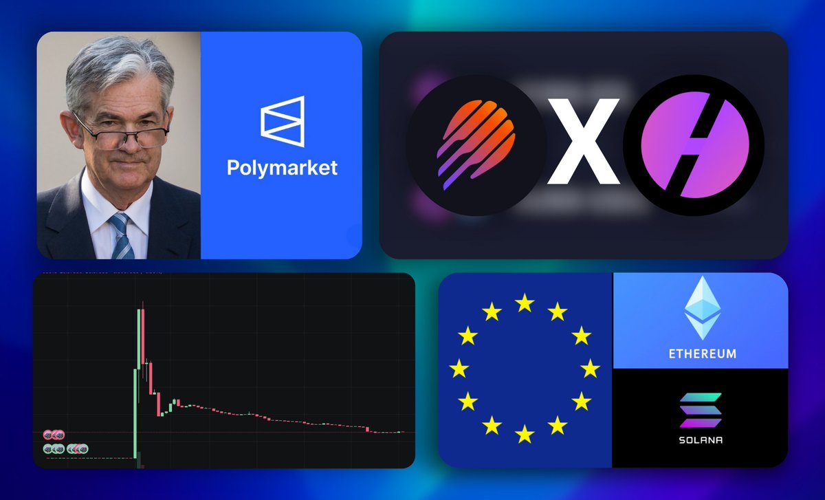 🚨 Crypto News: August 22nd

 • powell speaks at jackson hole (2pm UTC)
 • rate cut odds for sept falling
 • EU euro stablecoin could hit SOLANA or ETHEREUM
 • $HUMA lp bounty on <a href="/MeteoraAG/">Meteora</a>
 • <a href="/kanyewest/">ye</a> $YZY token collapses

 let’s dive in 👇