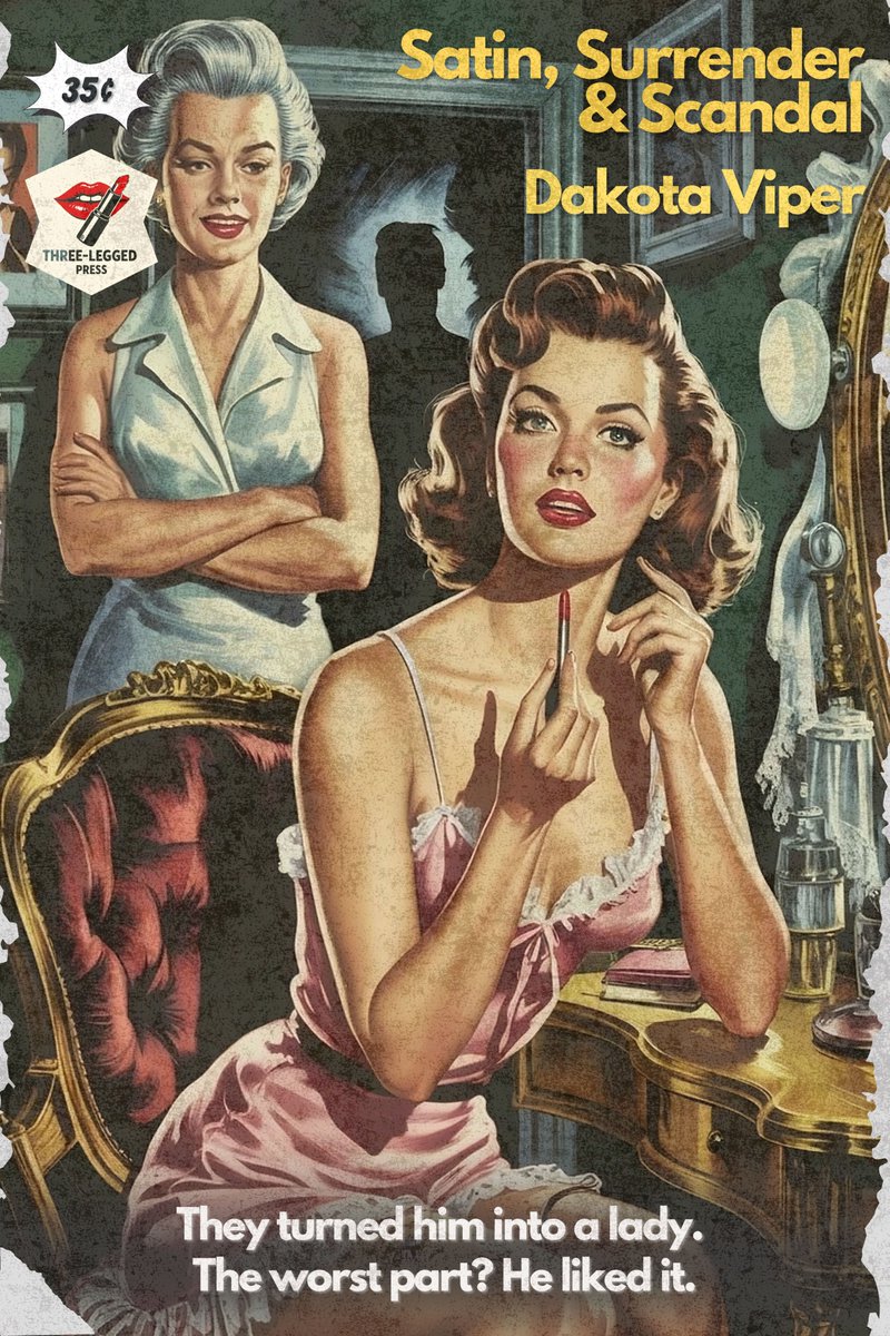 “Before the internet, before the niche mags—forced-femme pulp like this was already warping minds in corner drugstores. 💋📚”

💄 a.co/d/9ZJ2iVo

#PulpSleaze #ForcedFem #VintageErotica #RetroKink #DakotaViper #ThreeLeggedPress