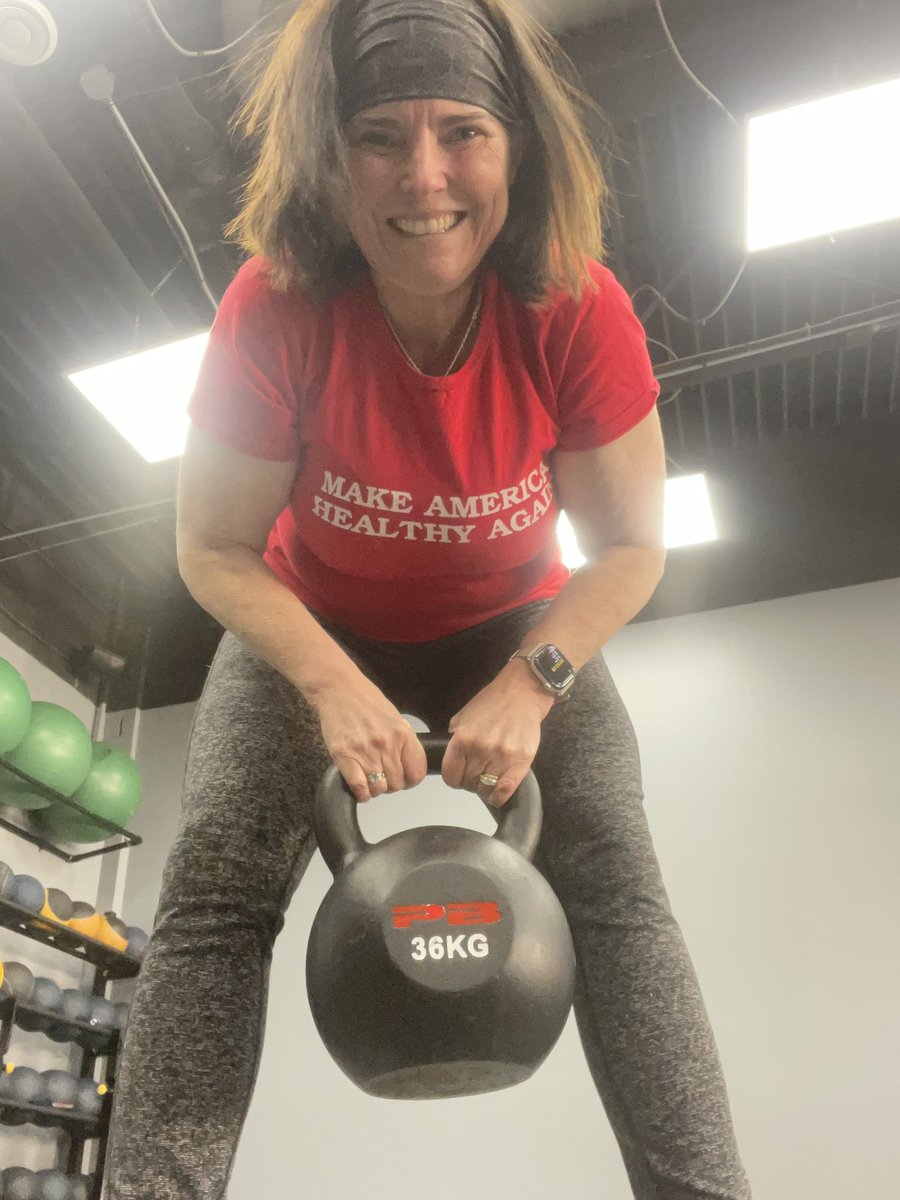 TrimpeChristine's tweet photo. Checking in! Hey team, let’s Make America Healthy Again! You game? Church, get fit 🔥 #MAHA #REDFriday #SugarFreed #Fit50s #FitBodyForever #FitbyFaith #Viva4Kev #GriefDebrief https://t.co/4fWzNsnW2b