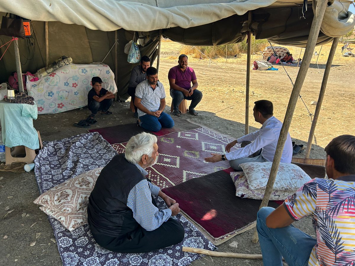 Kaymakamımız Sayın Mevlana KÜRKCÜ, İlçemize gelen  mevsimlik tarım  işçilerini yaşadıkları konaklama alanında ziyaret ederek  işleri hakkında bilgi alıp sohbet  etti.