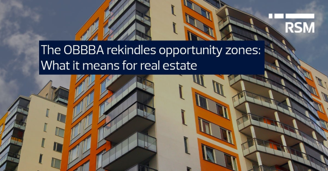 How can real estate investors and developers take advantage of rekindled opportunity zone benefits? <a href="/RSMUSLLP/">RSM US LLP</a>'s real estate and Washington National Tax teams dig in: rsm.buzz/3Jwb9Id