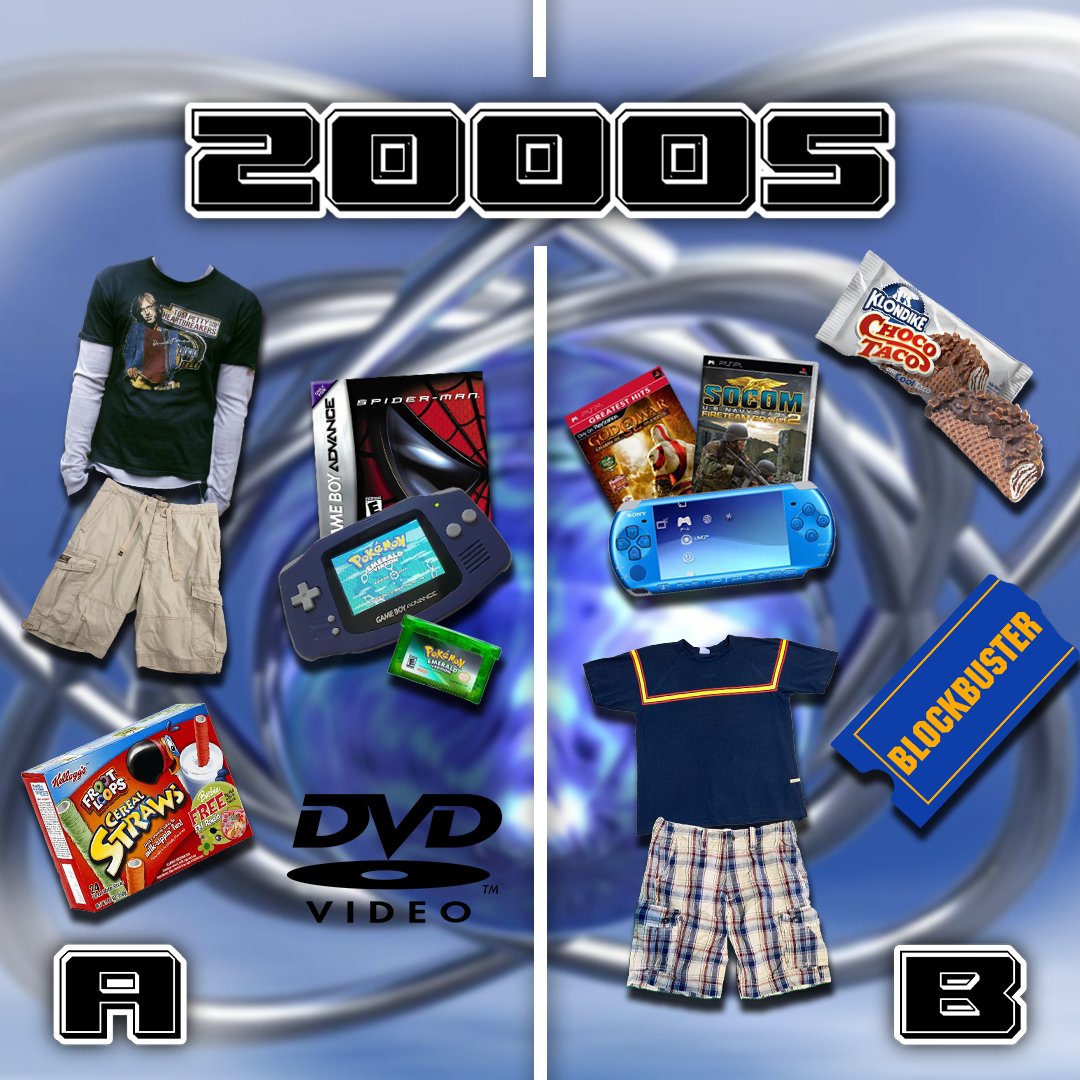 Choose a side!! Which 2000s teen were you?
•
•
#2000snostalgia #dkoldies #RetroGaming