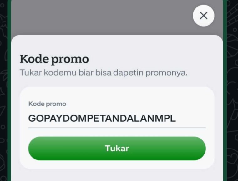 mlbbproplay's tweet image. Guess info A1

Yang lain wdp harga naik baru, top up di gopay games kembalian seribu

Harga WDP tetap
26.555 

Pake kode WDPHARGALAMA di gopay games,jadi harga lama ni wdp gopay

Terus ada WDP GRATIS, kode voc masukin di apk gopay kodenya GOPAYDOMPETANDALANMPL

Makasi gopayyyyy