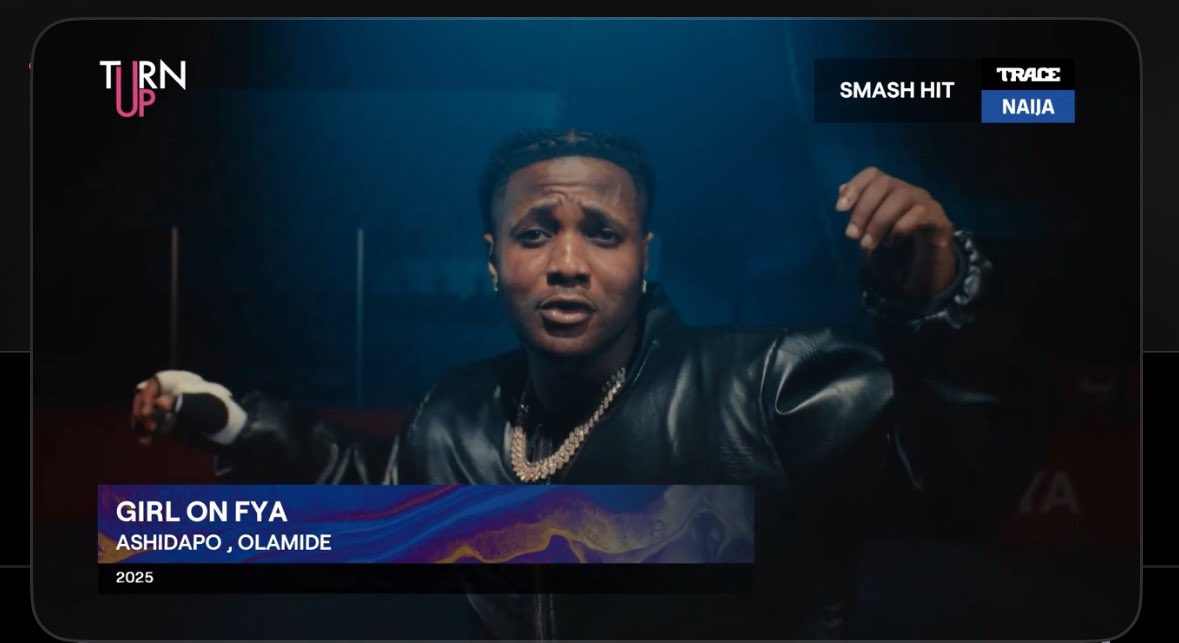 MMLTPromotions's tweet image. #Nowplaying @Ashidapo Feat. @Olamide #GirlOnFya on TraceNaija #TurnUp cc @iAlhajisneh