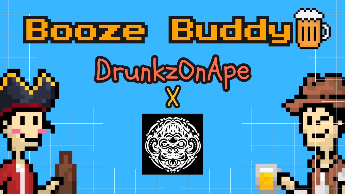 DrunkzOnApe (@drunkzonape) on Twitter photo We have our new Booze Buddy! 🍻
Exciting collab between Drunkz & Monos
🚨 We’re giving away limited GTD spots! 🚨
💥 All Monos holders whitelisted for FCFS
Make sure to:
1. Follow <a href="/DrunkzOnApe/">DrunkzOnApe | FREE MINT</a> & <a href="/MonosMC/">MONOS META CLUB</a> to claim yours!
2. RT this tweet.
Let's go Monos Drunkardz! We have our new Booze Buddy! 🍻
Exciting collab between Drunkz & Monos
🚨 We’re giving away limited GTD spots! 🚨
💥 All Monos holders whitelisted for FCFS
Make sure to:
1. Follow <a href="/DrunkzOnApe/">DrunkzOnApe | FREE MINT</a> & <a href="/MonosMC/">MONOS META CLUB</a> to claim yours!
2. RT this tweet.
Let's go Monos Drunkardz!