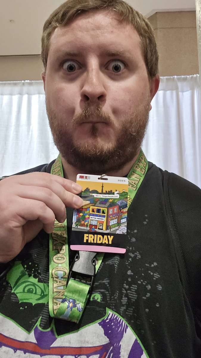 I'm at Fan Expo, Crew! 🤣😁 hope you all have a great day! #fanexpo2025