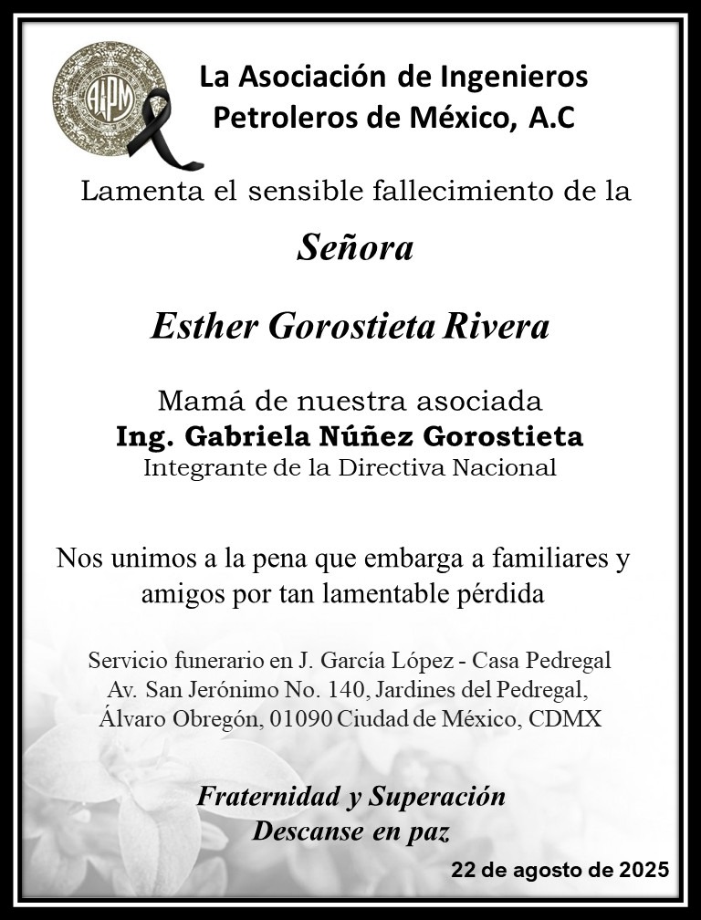 Asociación de Ingenieros Petroleros de México (@aipm_ac) on Twitter photo 