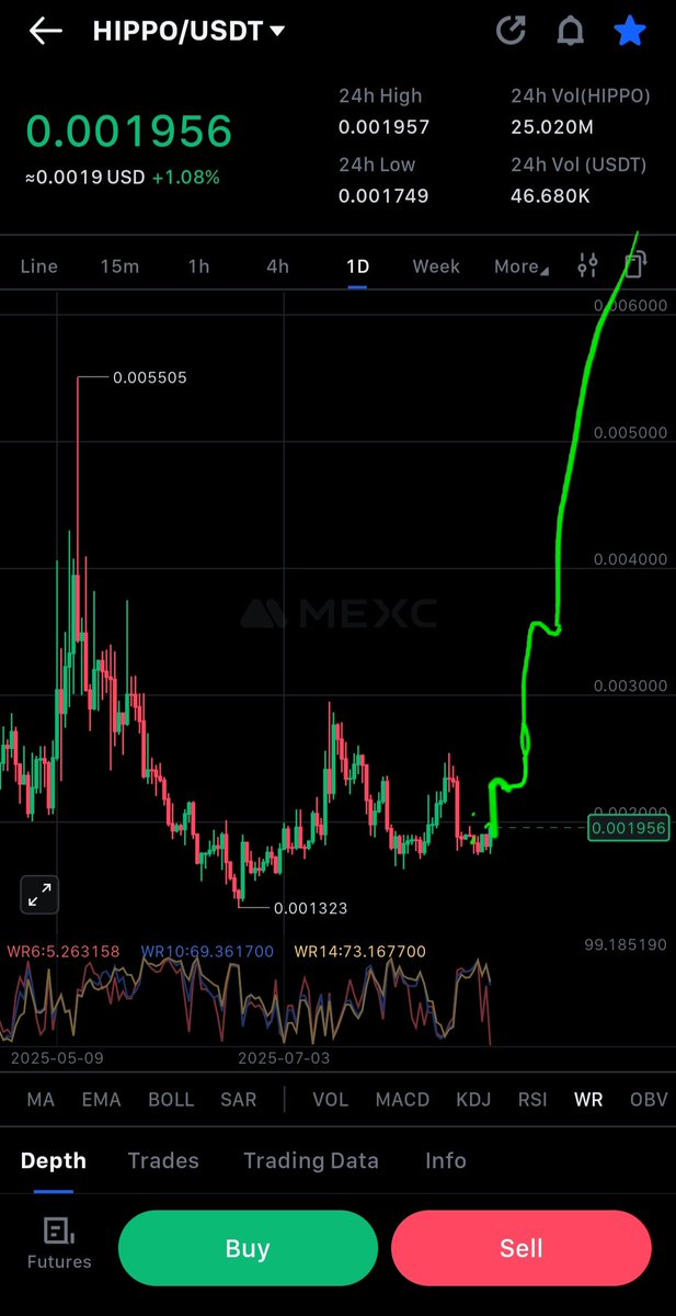 What do you think $Sui will be like? Do you think it's highly growthable? Then look for the Sui ecosystem. It's bottom right now, but the coin that will benefit the most if the market gets better is memecoin. Sui ecosystem memecoin 1st tier looks like a hippo. Is it my eye