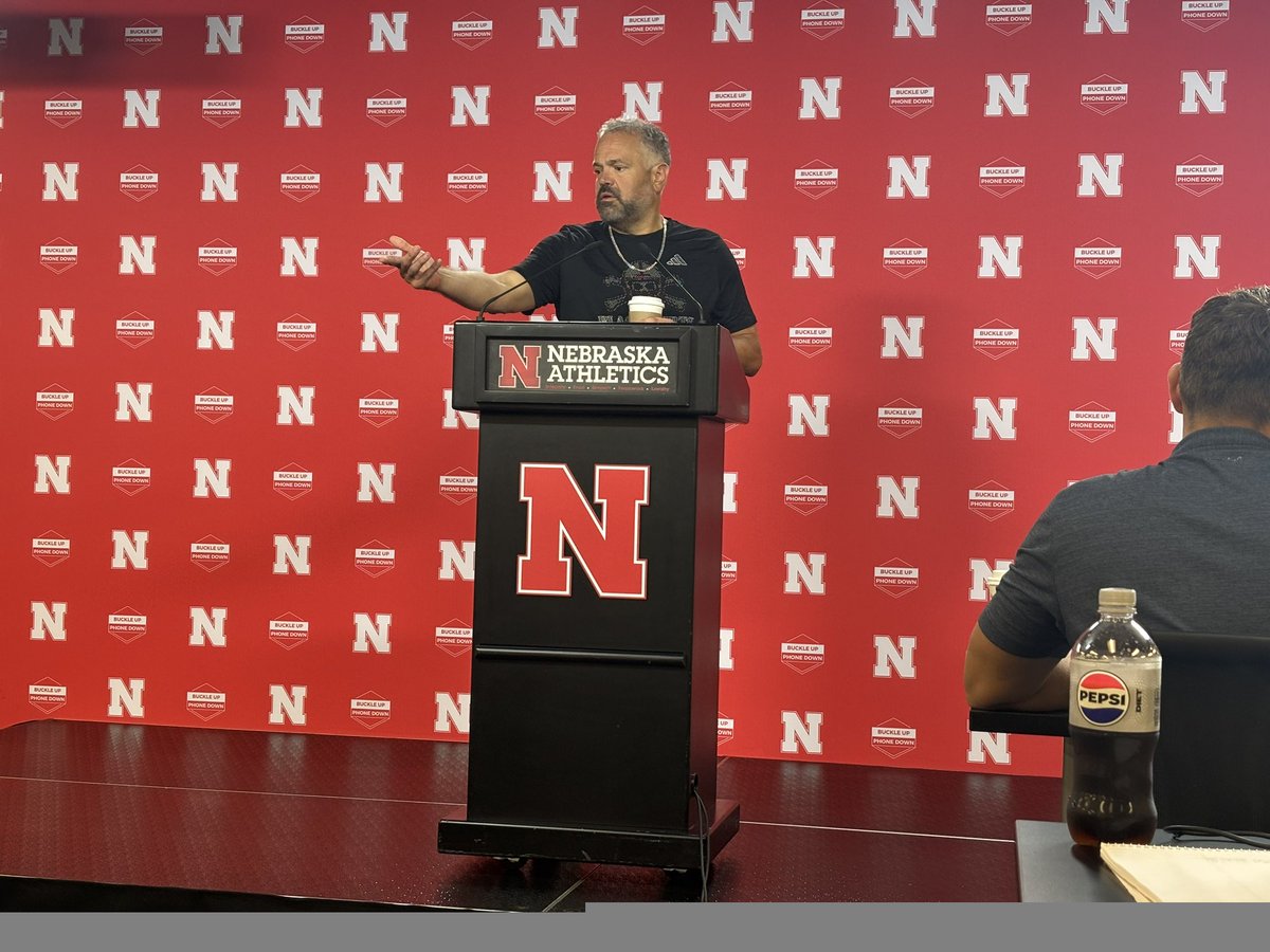 HC Matt Rhule said he woke up at 4 a.m. to go get a surgical procedure on his ear. Now, he’s here to address Nebraska less than a week out. 

#Huskers