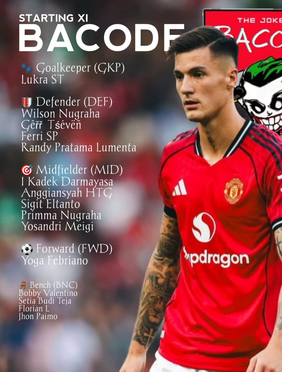 BacodeFPL's tweet image. Pertandingan persahabatan persiapan season baru 
Bacode vs @FPLampzTEAM

Tidak ada target khusus, 
Yang penting menang 

@LigaBRFI