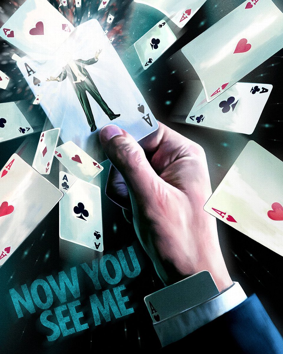 Every card is a masterpiece.
🎨: <a href="/mctherrien/">Matthew Therrien</a> art inspired by “Now You See Me” (2013)