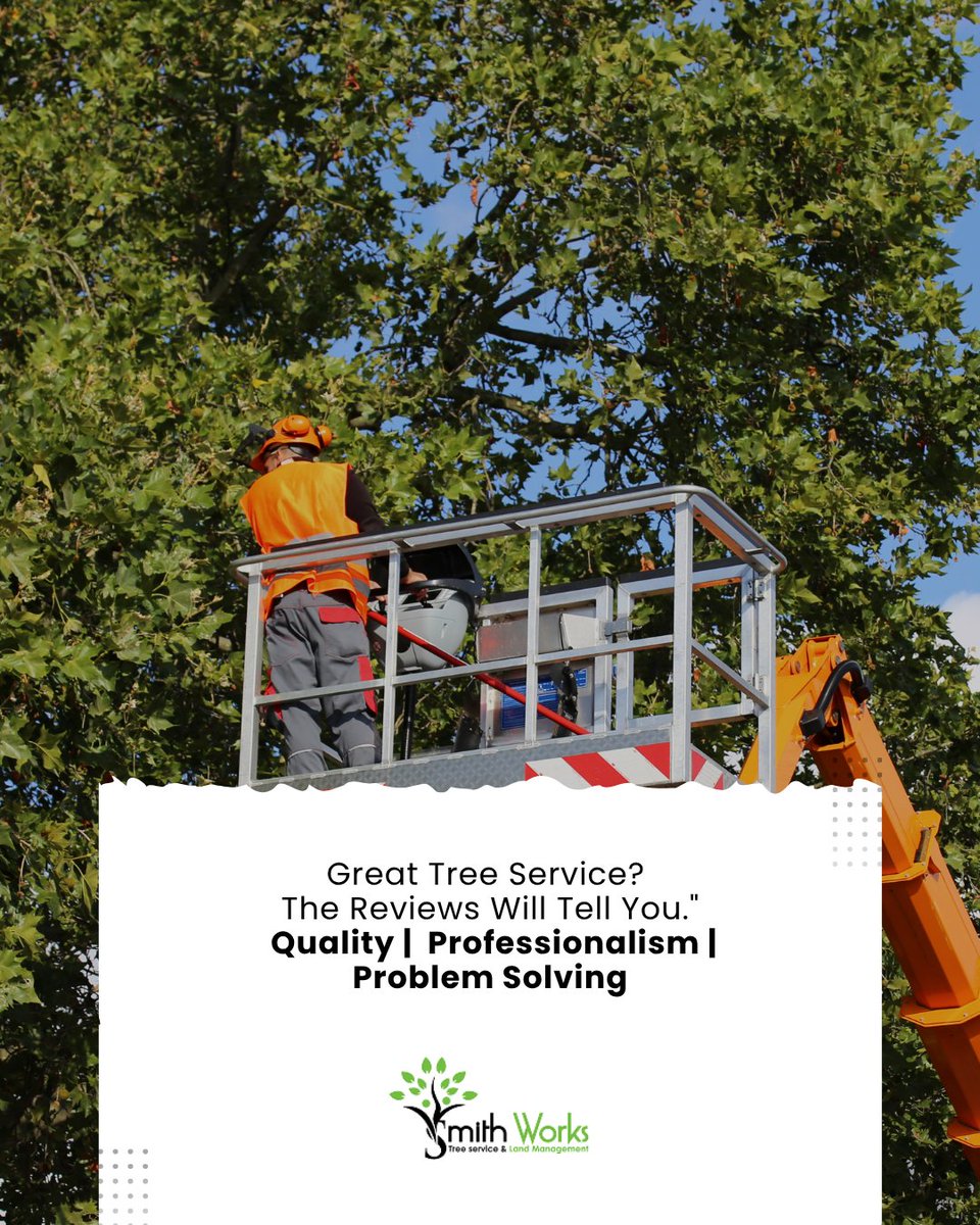 SmithWorksTree's tweet image. Before choosing a tree service, check real customer reviews—they reveal professionalism, expertise, and how challenges are handled. Make informed decisions for your property’s safety and beauty. Discover more: smithworkstreeservicenashvilletn.com