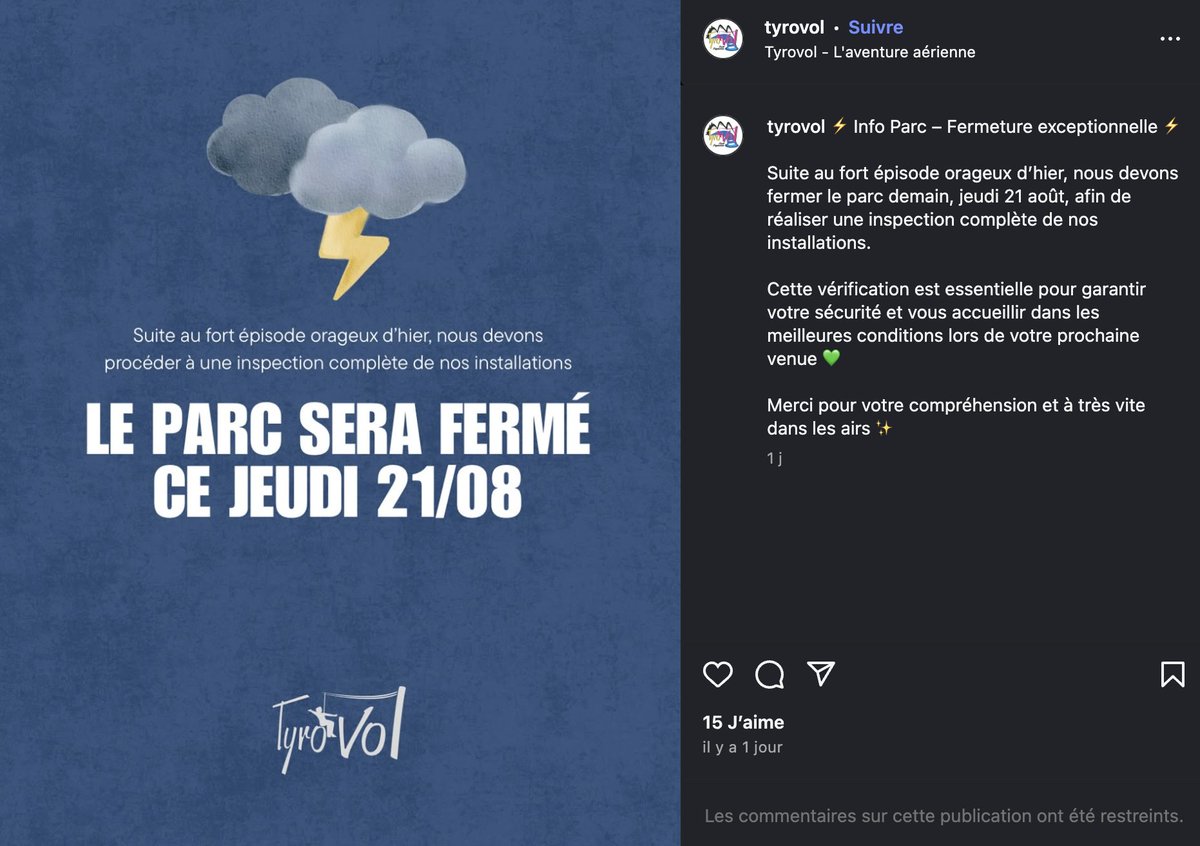 Gatsby Brahim.ink (@gatsbybrahim) on Twitter photo <a href="/EricNaulleau/">Eric Naulleau</a> L'affaire des enfants Israéliens refoulés d'un parc de loisirs semble être une fake news : le parc était fermé hier pour inspection des installations, à la suite d'un orage. Le refoulement des enfants n'a donc vraisemblablement aucun rapport avec leur nationalité. <a href="/EricNaulleau/">Eric Naulleau</a> L'affaire des enfants Israéliens refoulés d'un parc de loisirs semble être une fake news : le parc était fermé hier pour inspection des installations, à la suite d'un orage. Le refoulement des enfants n'a donc vraisemblablement aucun rapport avec leur nationalité.