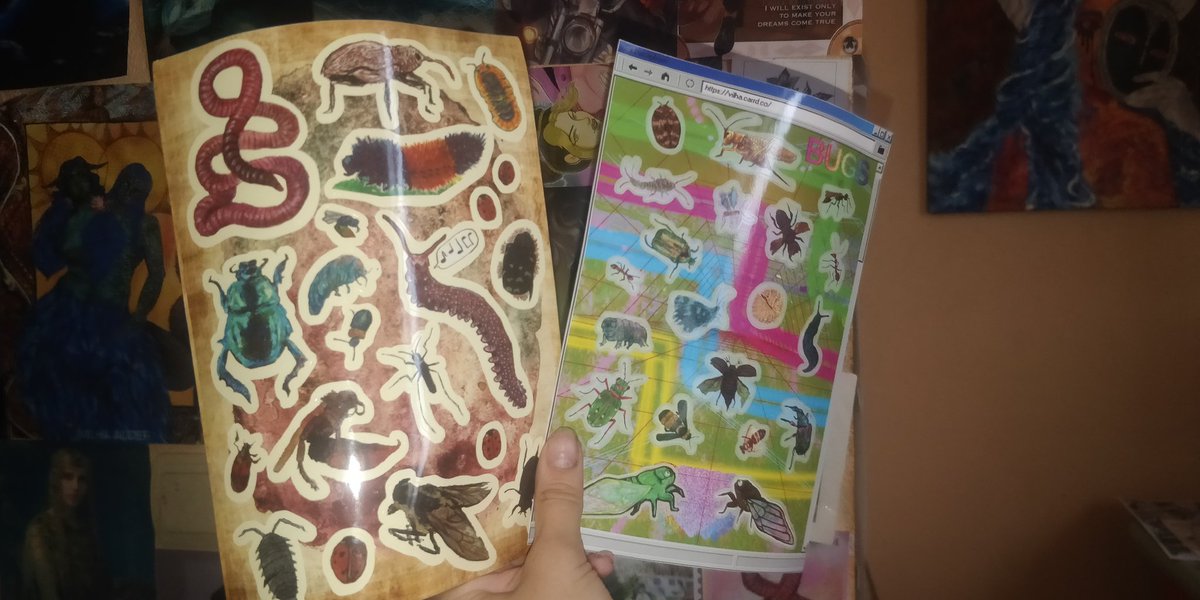 А ще останній набір стікерпаків з комахами!!!!
Зараз по знижці 229,5 гривннів!!