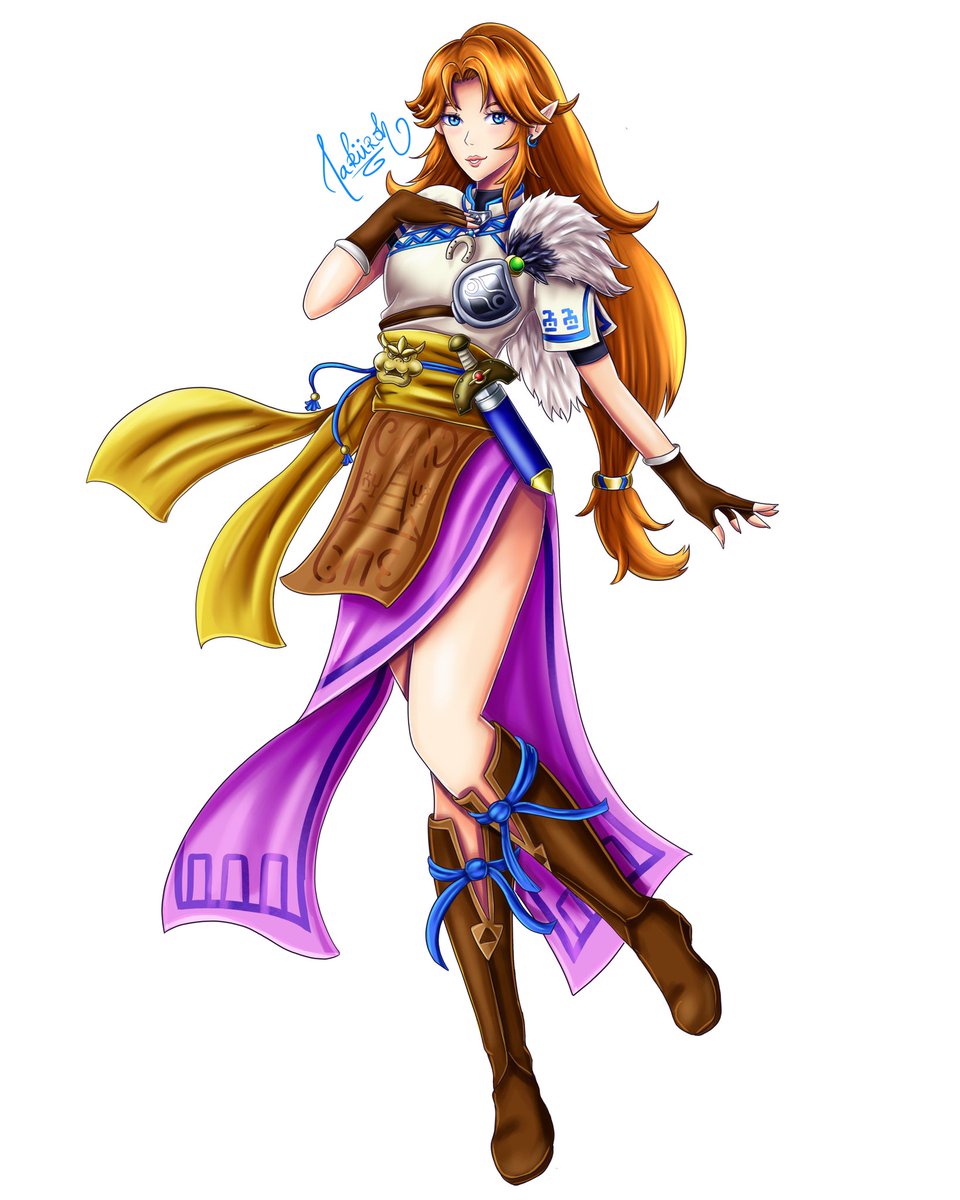 Malon with Lyn's outfit 💙🤍

#TLoZ #Zeldaocarinaoftime #FireEmblem #Malon