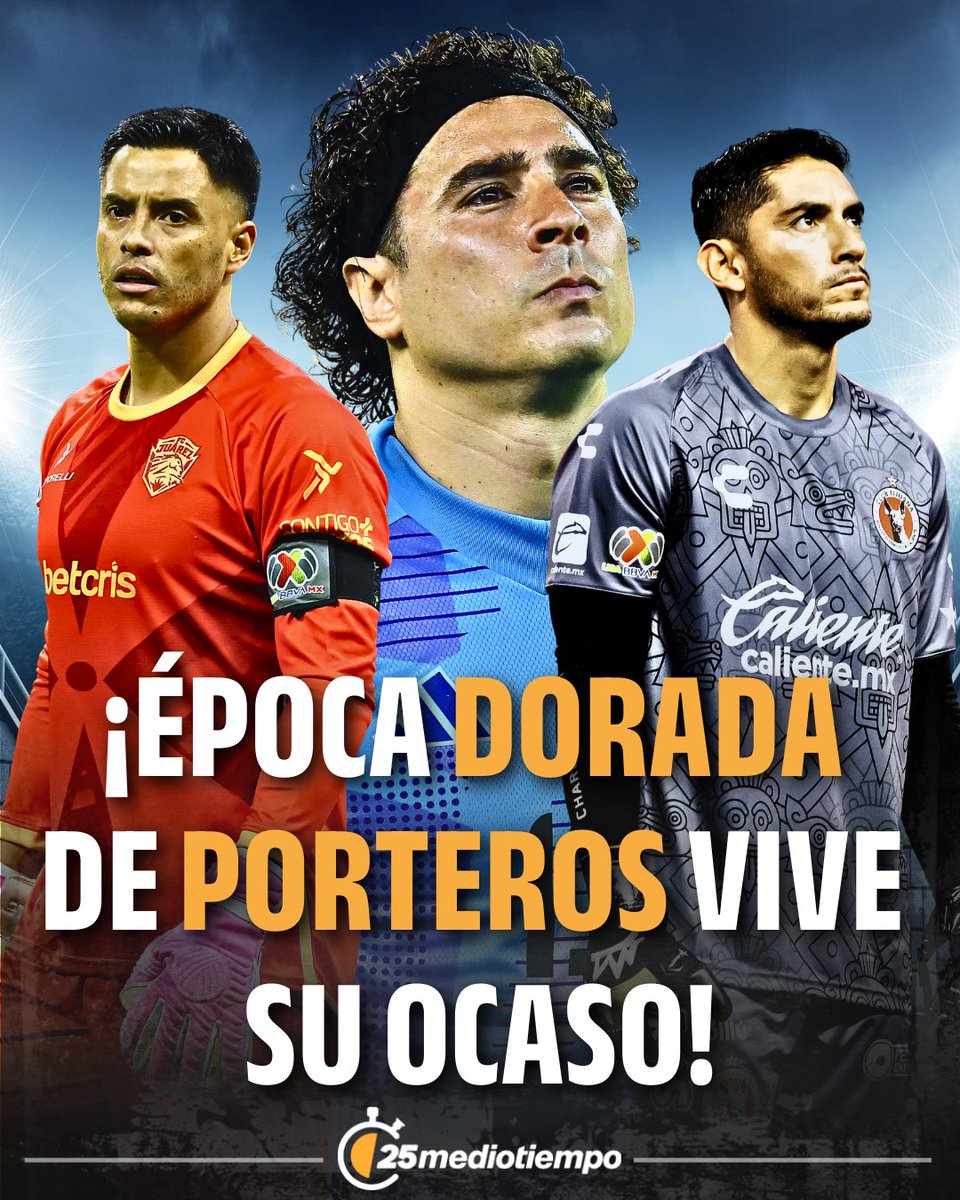 mediotiempo's tweet photo. Ochoa, Corona y Talavera reflejan el ocaso de una generación dorada de porteros 🧤📉

Páginas históricas le regalaron al futbol mexicano con dos medallas olímpicas, trofeos internacionales y atajadas inolvidables. 🥇🥉🏆

🇲🇽Surgieron en el inicio del siglo en las fuerzas básicas de equipos de la Liga MX y siempre compitieron por ser el arquero titular de la Selección Mexicana. 

🔺 Guillermo Ochoa busca club pensando en 2026: fue el primer guardameta mexicano en hacer una larga carrera en Europa.

🔺 Jesús Corona tendrá su homenaje en activo contra Cruz Azul: fue registrado con los Xolos para tener la oportunidad de despedirse de la Liga MX en el partido ante Cruz Azul de la Jornada 11.

🔺 Alfredo Talavera dijo adiós desde 2024: una trayectoria de 23 años con diferentes equipos de Liga MX. El meta jugó para Chivas y Toluca, equipos con los que fue Campeón, además de Pumas, Tigres y FC Juárez.

https://t.co/PgRdrDjaU5