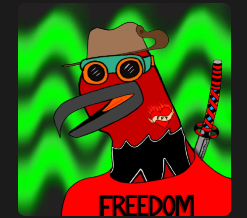 FreedomPhoenixT's tweet photo. Giveaway 1 : guess my number between 1-100 to win this NFT! comment under this image! https://t.co/y7Mj9lm9nU