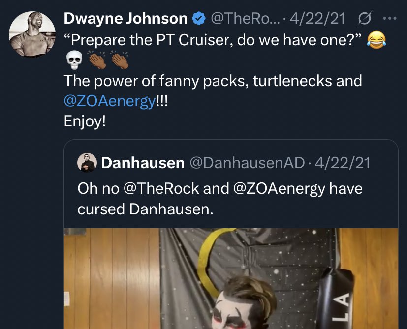 He’s an OG Danhausen fan
