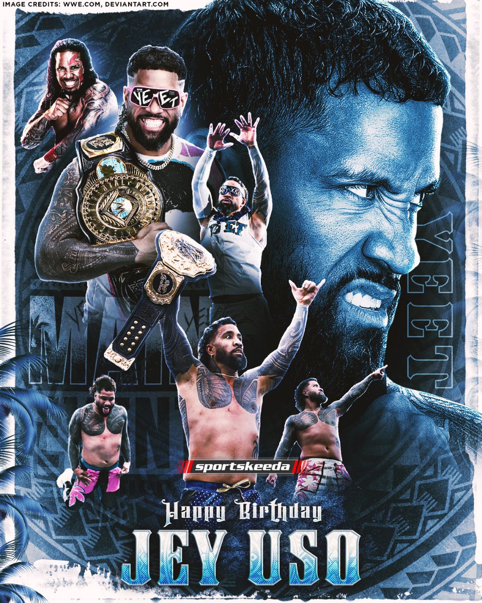 From The Right Hand Man to The Main Event, Jey Uso has superkicked his way to the top! 
Sportskeeda wishes him a very Happy Birthday! 🎂 🥳 

Keep Yeeting for the superstar who has a bit of Ucey in him!

<a href="/WWEUsos/">The Usos</a> 

sk.news/bDMo41