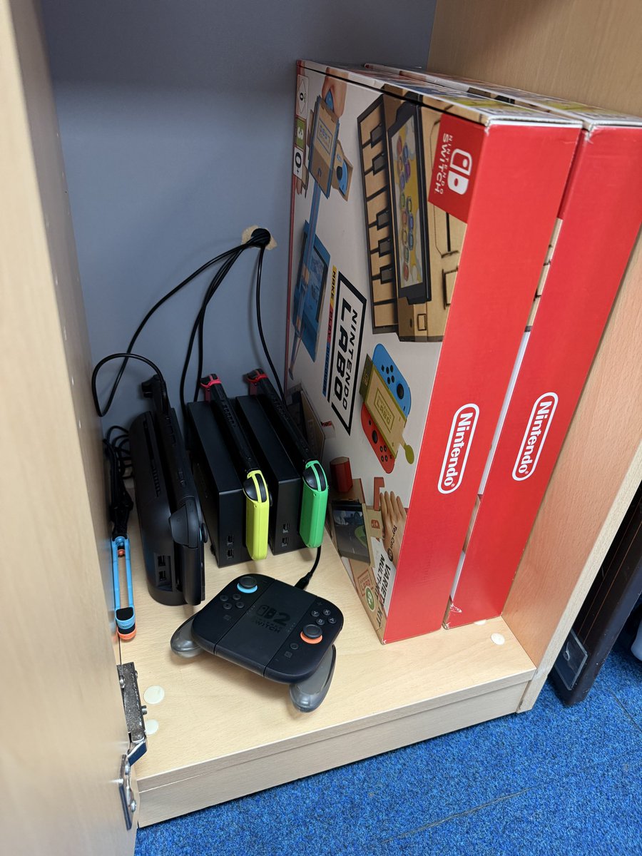 chrismcgivern's tweet photo. STILL love #NintendoLabo in the classroom! Make, play and discover! https://t.co/BcE1AOeDtC