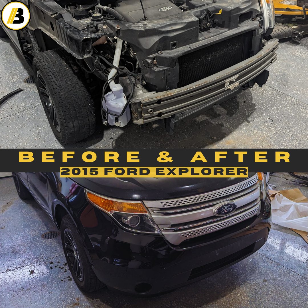 BumpersThtDel's tweet image. #transformationtuesday Looks Like New, Feels Like New: A new bumper can make your entire car feel fresh. With our perfect paint matches, your 2015 Ford Explorer will look like it just rolled off the lot.  bumpersthatdeliver.com #FastService #AffordableCarCare #Grandrapids #diy