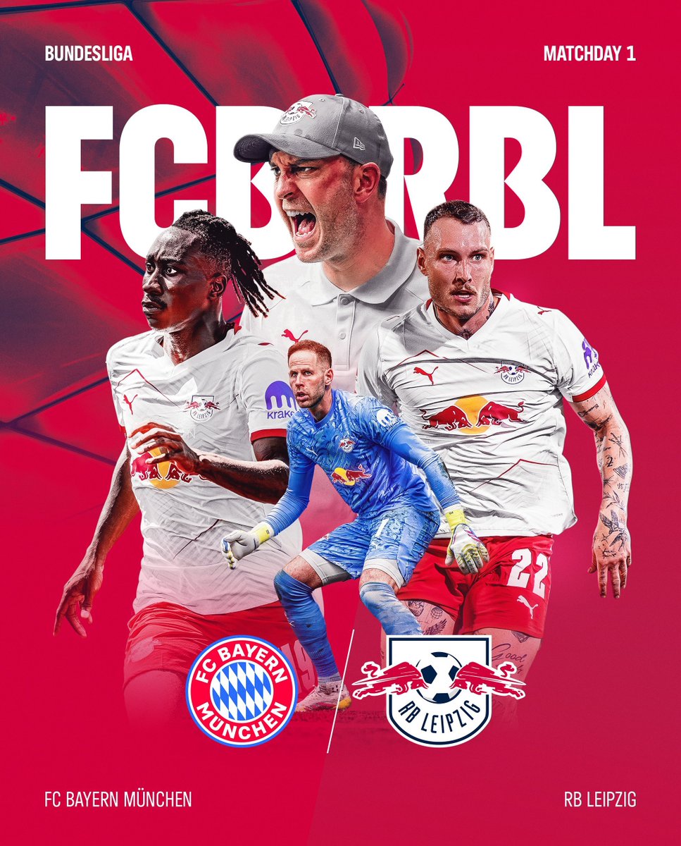 من ميونخ تُكتَب البداية…
على عشب الأليانز أرينا ينهض لايبزيغ شامخًا،
يحمل حلم القمّة 🏔️🔴⚪

🔥 افتتاح البوندسليغا 25/26 🔥
⚔️ بايرن ميونخ 🆚 لايبزيغ
🏟️ أليانز أرينا – ميونخ
⏰ 21:30 بتوقيت الرياض

🐂 لايبزيغ لا يَهاب الكبار…
فكل بداية لنا هي وعدٌ بالانتصار ✍️🔥

#بايرن_لايبزيغ