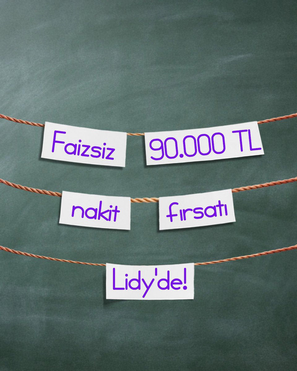 Okul masrafları kapıdaysa; 90.000 TL’ye varan nakit fırsatları da Lidy’de! 🎒