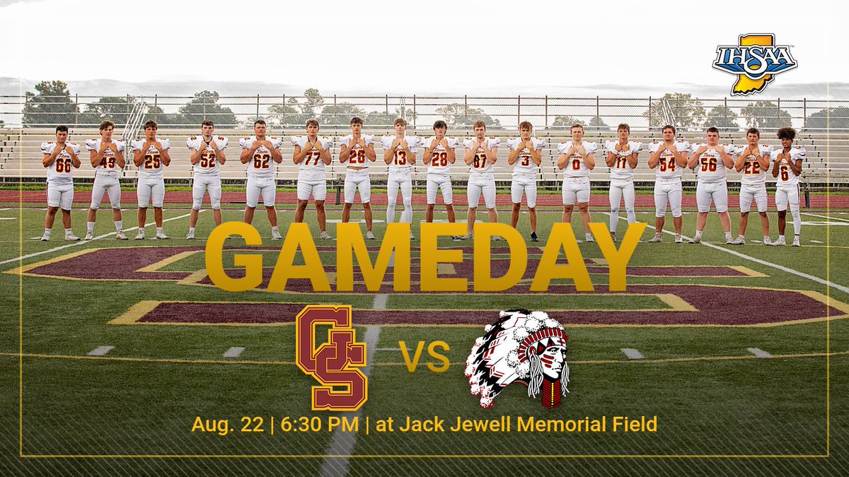 GSHSFootball's tweet image. 🆚 Danville
🏟️ The Jewell
🕡 6:30 PM
📍 Fort Branch, Ind
📻89.1 The Bash or bashradio.com
📺 ihsaatv.org
🎟️ fan.hudl.com/tickets/VGlja2…