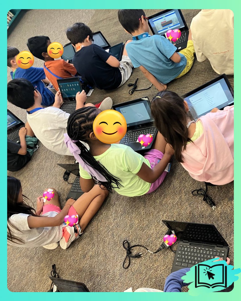 Our 3rd-5th graders are learning how to be safe &amp; responsible with their Chromebooks💻✨ Carry carefully🫶, use kindly💗, and learn responsibly🤓 #KISDelemtech