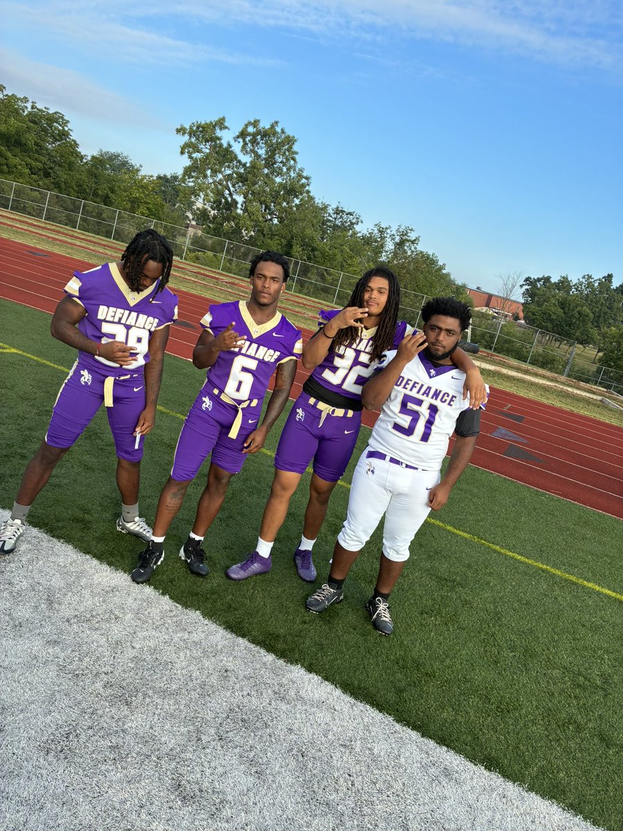 Defiance College 🐉 Antonio Rosser , Cochise Griffin, Derald Mitchell, Tristan Thomas