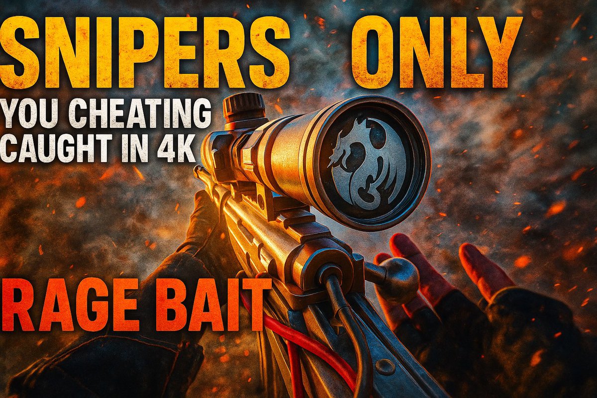 Snipers Only Mode is BACK! 🔥
Went so hard I actually got reported for cheating 😂 

(don’t worry, just cracked snipes + comedy rage vibes).

I hope you enjoy it as much as I did. Your support means the world!

youtu.be/QeStpNbKz8A?si…