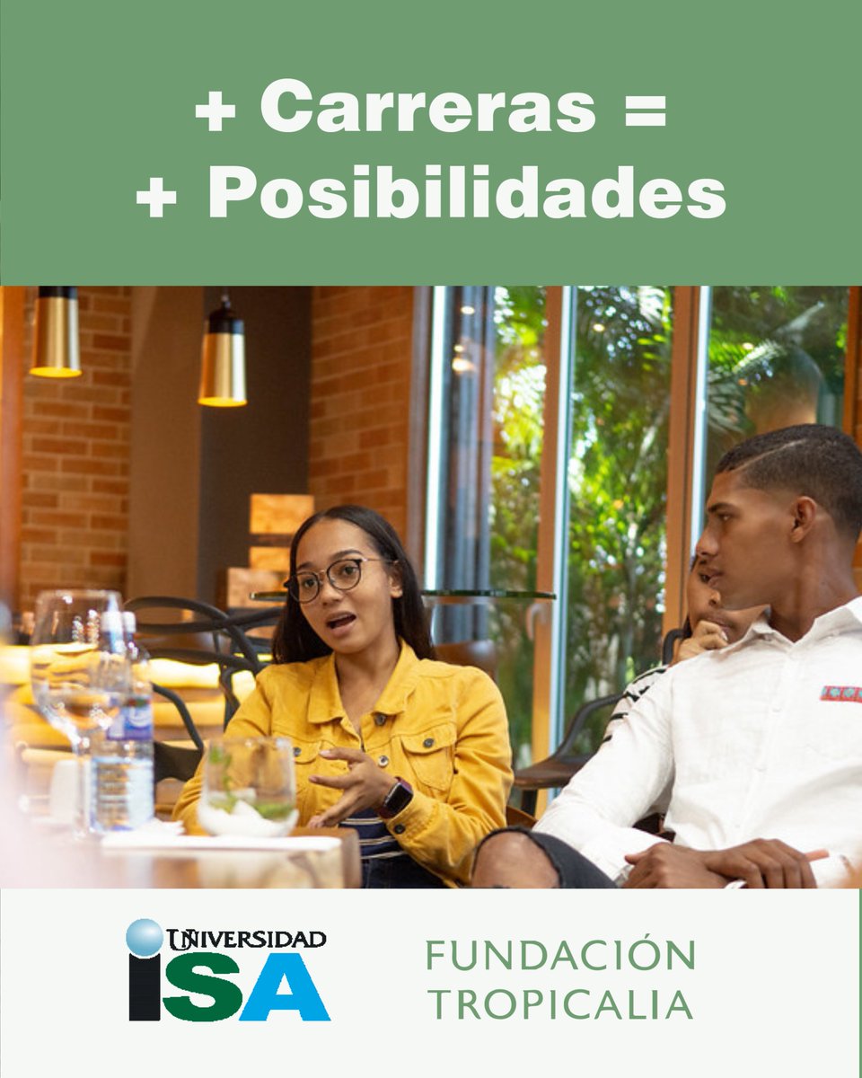 Conoce las carreras que tenmos en <a href="/UniversidadISA/">Universidad ISA</a> 
accediendo al siguiente enlace:

instagram.com/p/DNlMHUlsCjF/