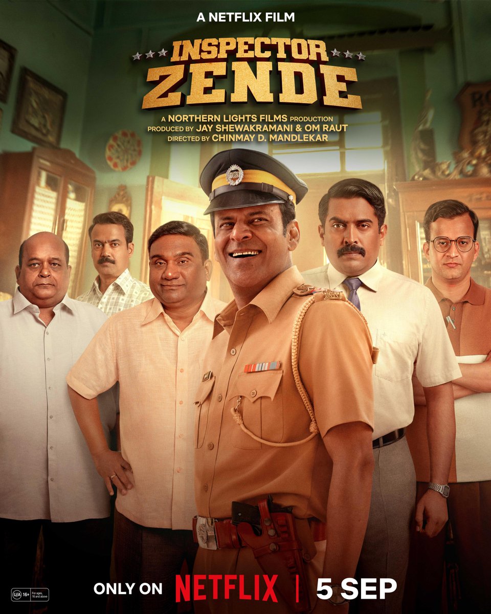 NetflixIndia's tweet photo. Inspector Zende is on duty soon. 🚨 Time's up for Interpol's most wanted 👀
Watch Inspector Zende, out 5 September, only on Netflix.

#InspectorZendeOnNetflix https://t.co/iwTMyb2PCL