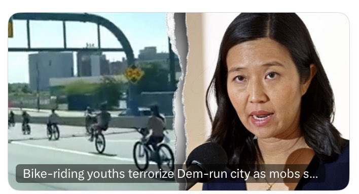 ‘This will not change until there’s a change in political leadership’ ~ ~ Bike-riding youths terrorize Dem-run city as mobs swarm roads, while mayor stays silent on chaos foxnews.com/us/bike-riding…