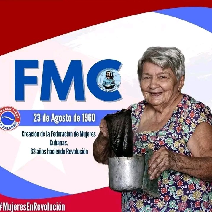 23 de Agosto de 1960Creacion de la Federación de Mujeres Cubanas
_"Eres palma que resiste el viento, flor que perfuma la historia, estrella que guía el camino."_
#DeportesEsmeralda
#Mujeres