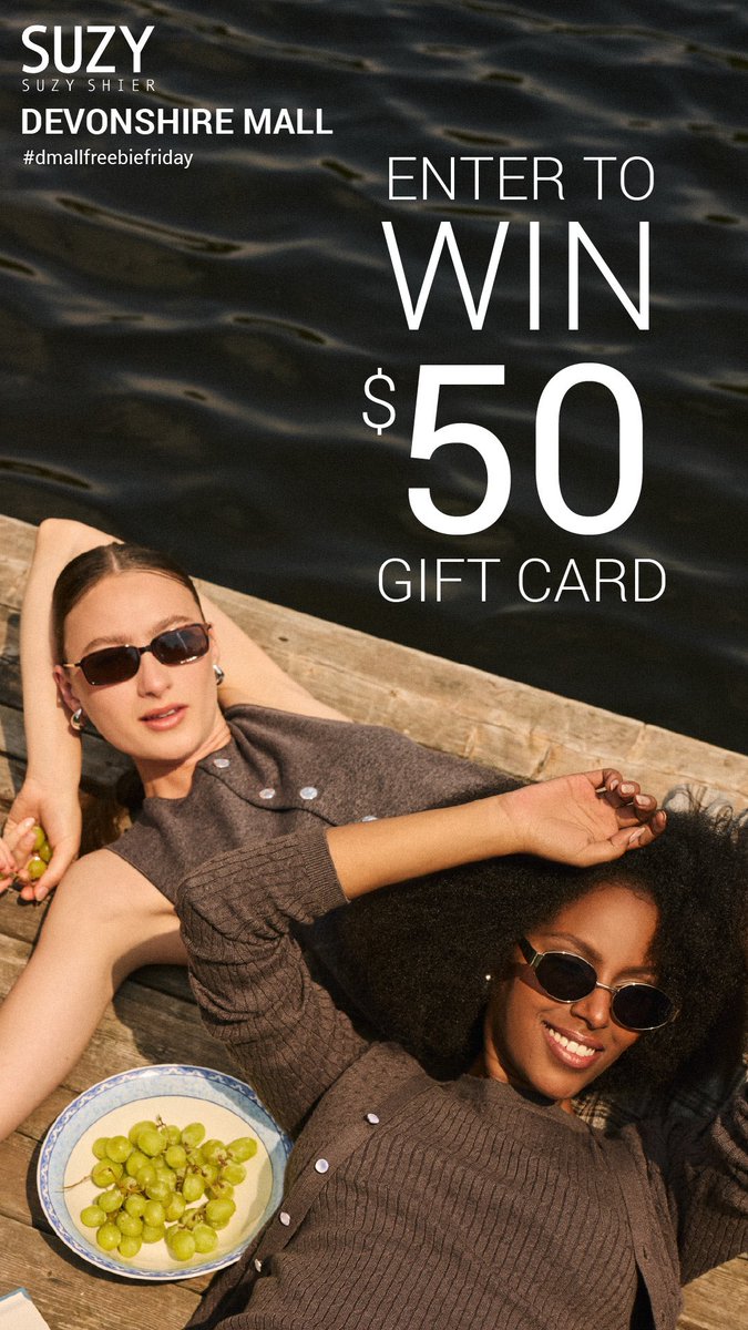 IT’S FRIDAY! Share, like or comment to win a $50 <a href="/SuzyShier/">Suzy Shier</a> Gift Card using #dmallfreebiefriday Triple your chances of winning by entering on IG and Facebook. Winner picked at 3pm GO! #suzyshier #tgif #yqg