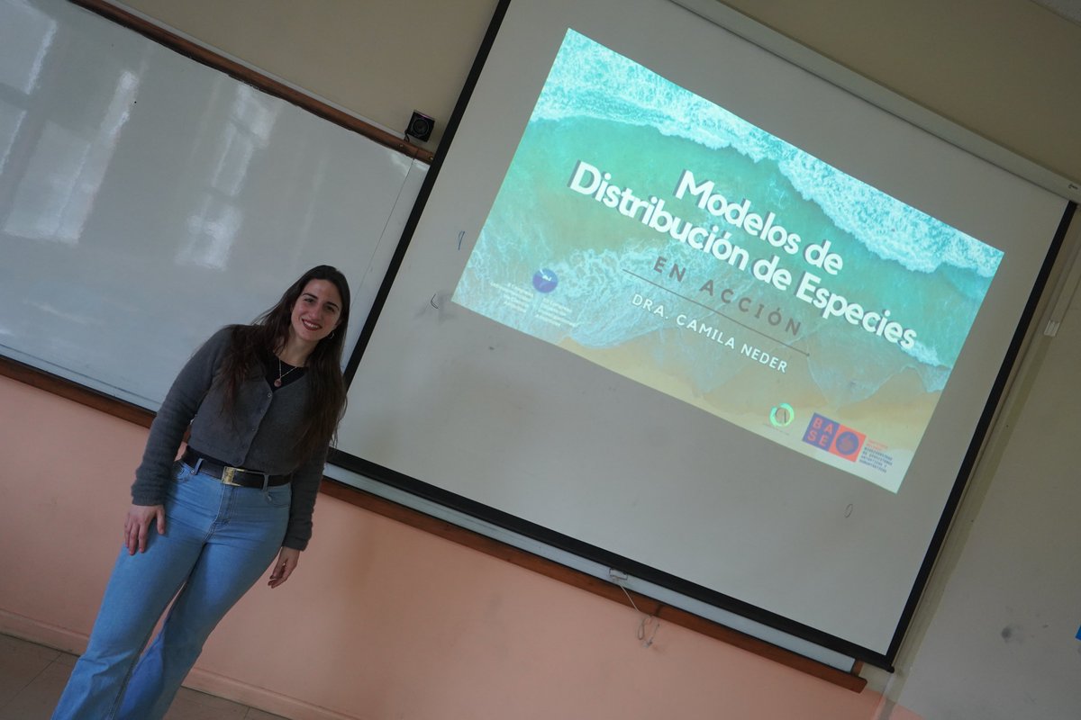 MilenioBASE's tweet image. Valdivia📍📚 En el marco del X Congreso Latinoamericano de Ciencia Antártica y del XII Congreso Chileno de Investigaciones Antárticas, la investigadora postdoctoral @MilenioBASE Dra. Camila Neder, llevó a cabo taller de Modelos de Distribución de Especies👏

#CentrosANID