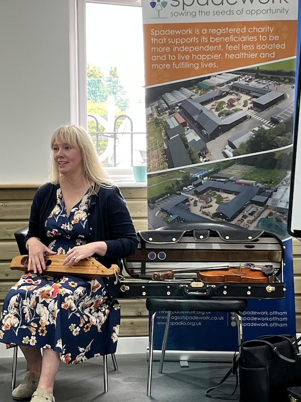 🎻🎷Another great day of workshops ⁦<a href="/Spadeworkoffham/">Spadework</a>⁩ with the brilliant ⁦<a href="/GabiNikula/">Gabriella Nikula</a>⁩ and ⁦<a href="/DavidZucchi/">David Zucchi</a>⁩ combining folk music and jazz! 🎶🎶 

▶️weekly playlist @spotify

⁦<a href="/NHSKentMedway/">NHS Kent and Medway</a>⁩ ⁦<a href="/KentCommunity/">Kent Community Foundation</a>⁩ ⁦<a href="/kentlife/">Kent Life</a>⁩ ⁦⁩ ⁦<a href="/KentartsW/">Kent Arts & Wellbeing</a>⁩